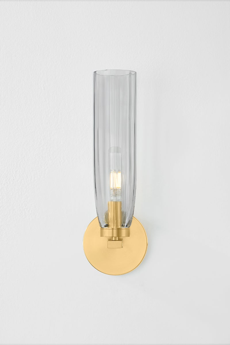 Hudson Valley Lighting HARPSWELL Wall Sconce — Aged Brass