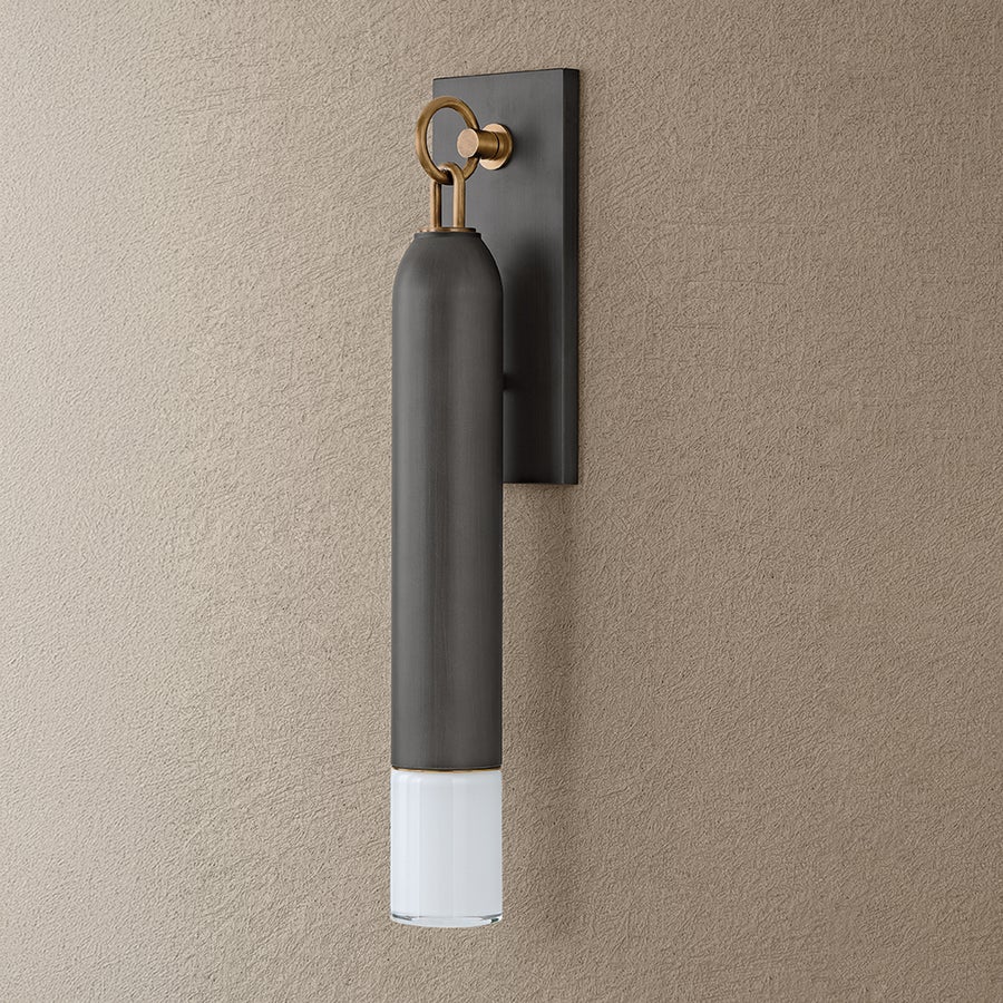 Troy Lighting Osprey Wall Sconce — B5623-PBR/GRA