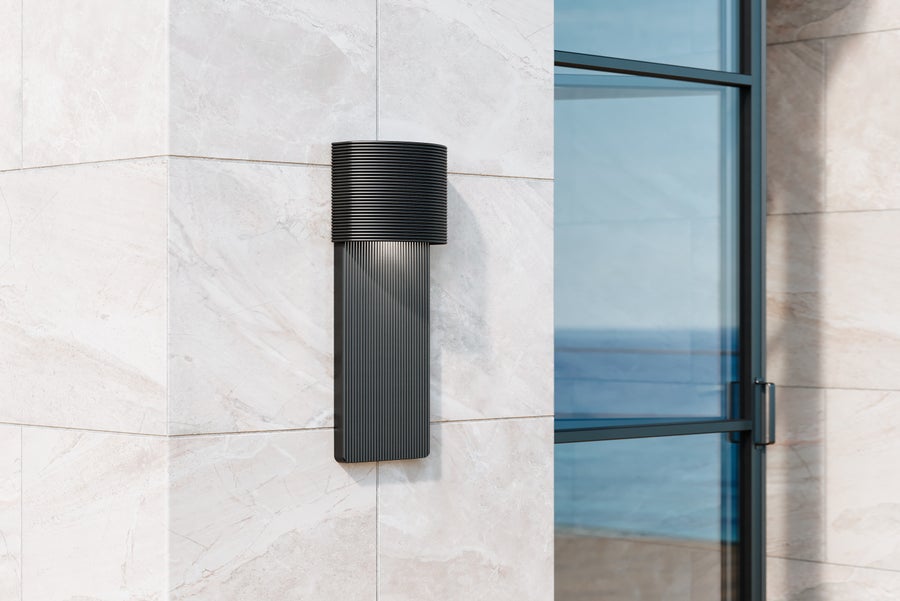 Troy Lighting Tempe Exterior Wall Sconce — B1217-SBK