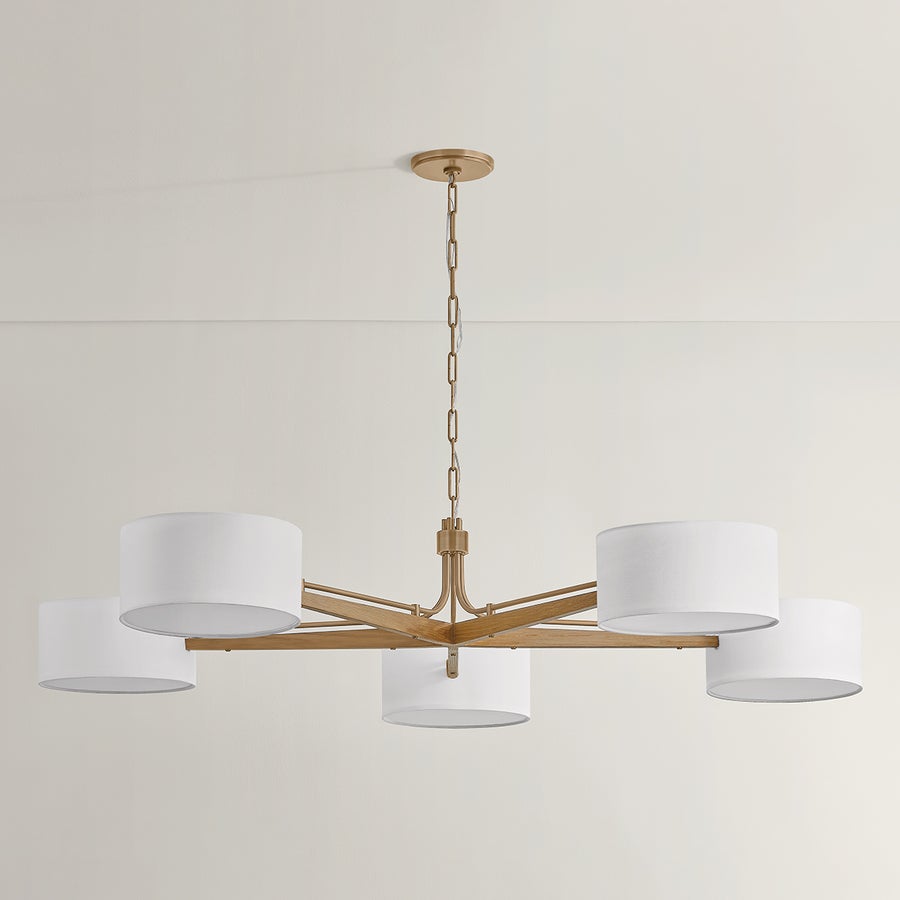 Troy Lighting MAILO CHANDELIER — F5665-PBR