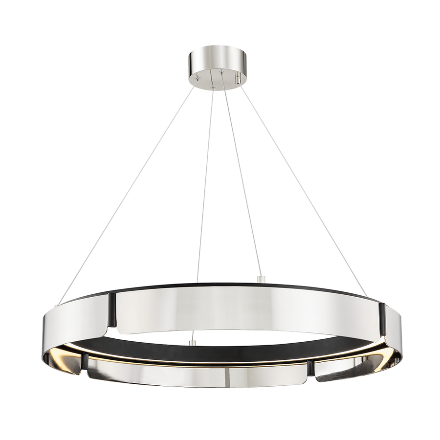 Hudson Valley Lighting Tribeca Chandelier — 2933-BN/BK