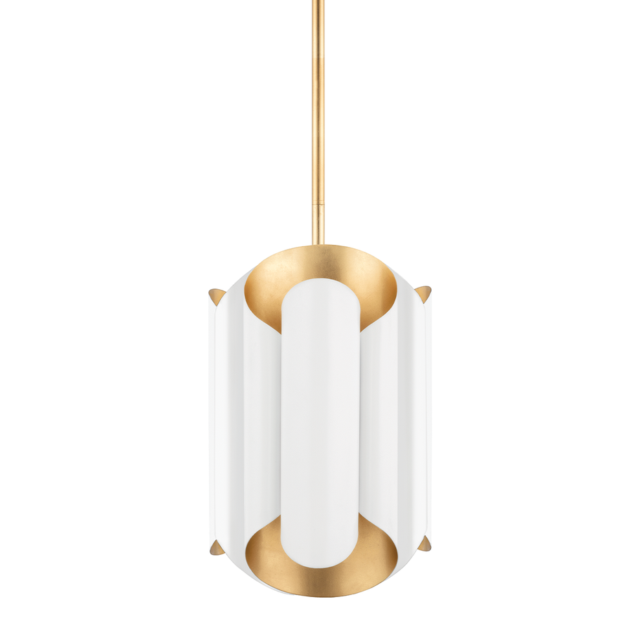 Hudson Valley Lighting Banks Pendant — 8513-GL/WH