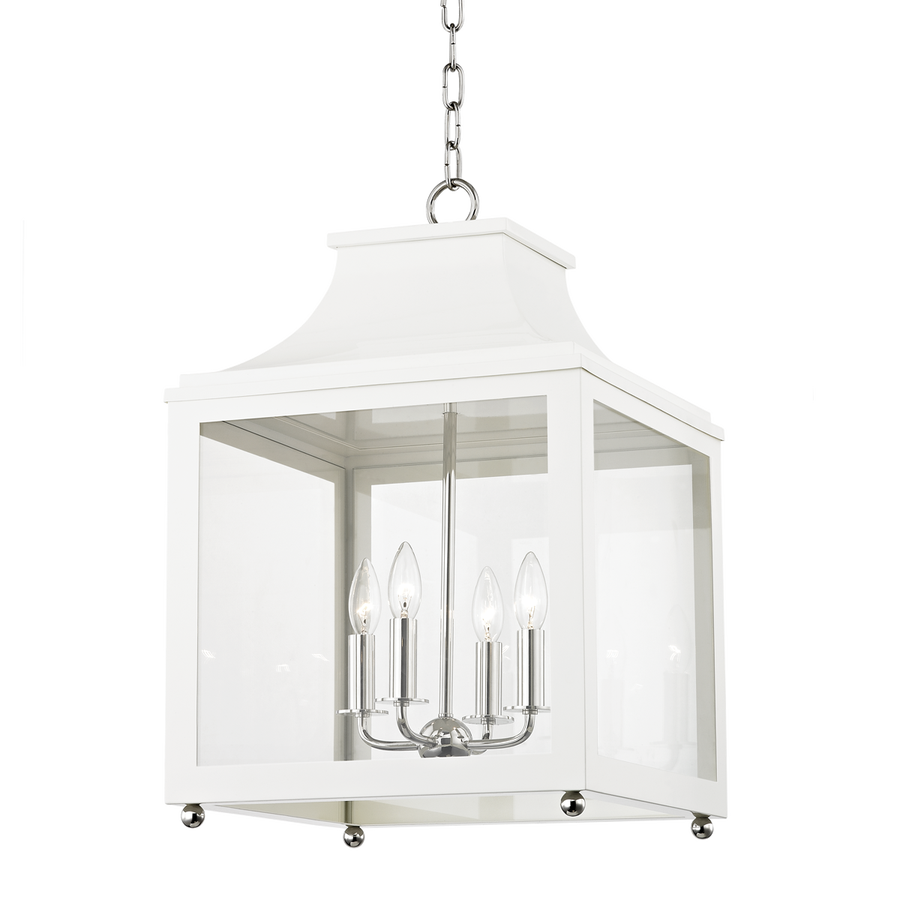 Mitzi Leigh Lantern — H259704L-PN/WH