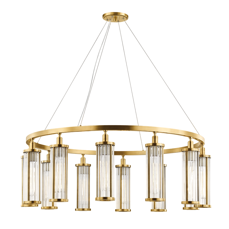 Hudson Valley Lighting Marley Chandelier — Aged Brass