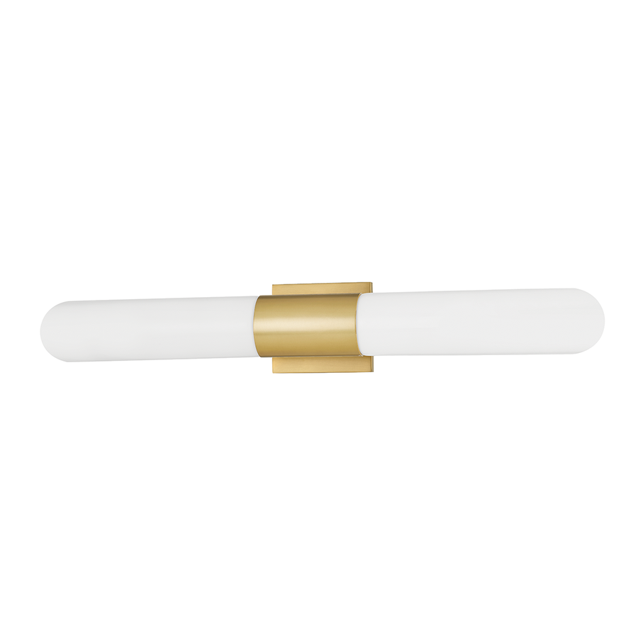 Hudson Valley Lighting Carlin Wall Sconce — Aged Brass