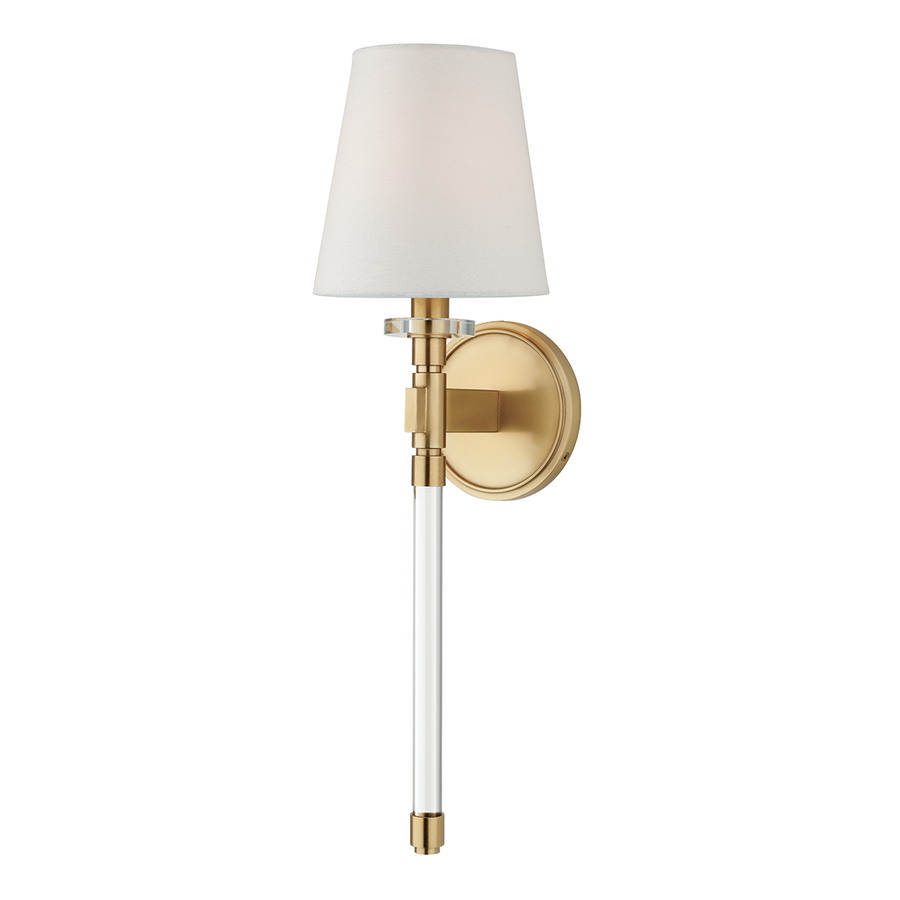 Hudson Valley Lighting Blixen Wall Sconce — Aged Brass