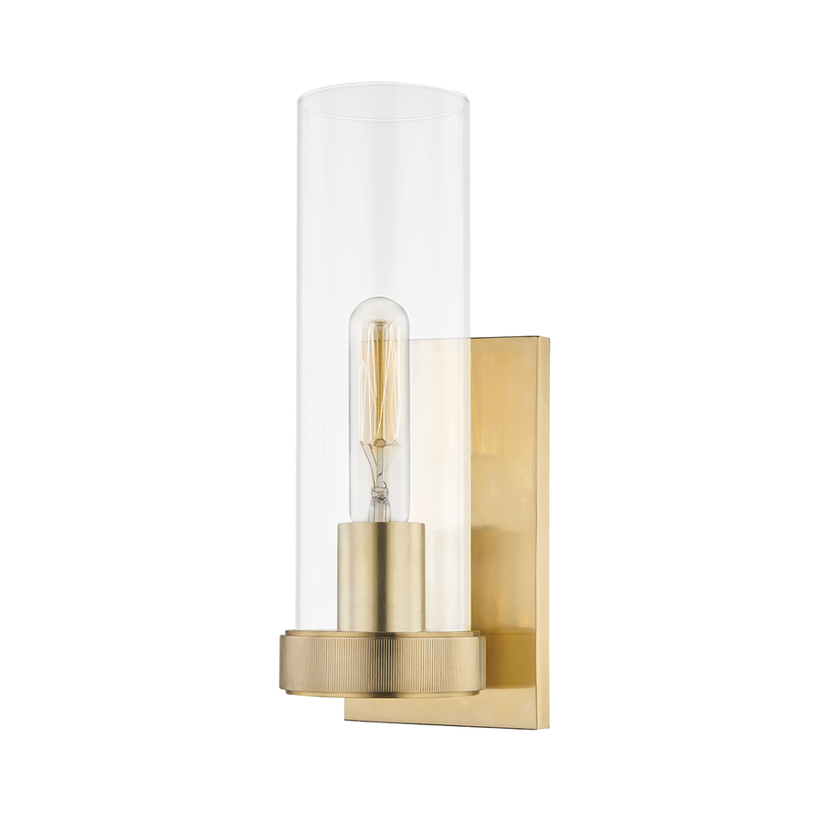 Hudson Valley Lighting Briggs Wall Sconce — Aged Brass