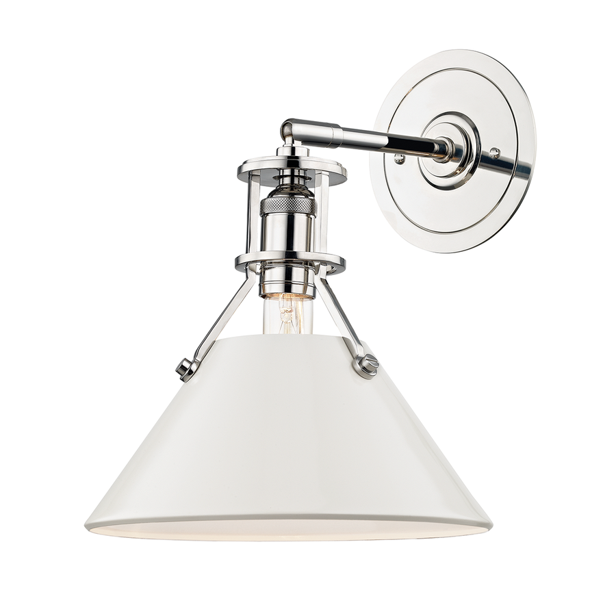 Hudson Valley Lighting Painted No.2 Wall Sconce — MDS350-PN/OW