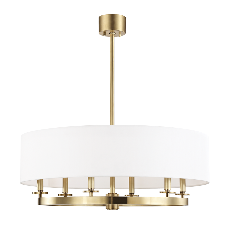 Hudson Valley Lighting Durham Chandelier — Aged Brass
