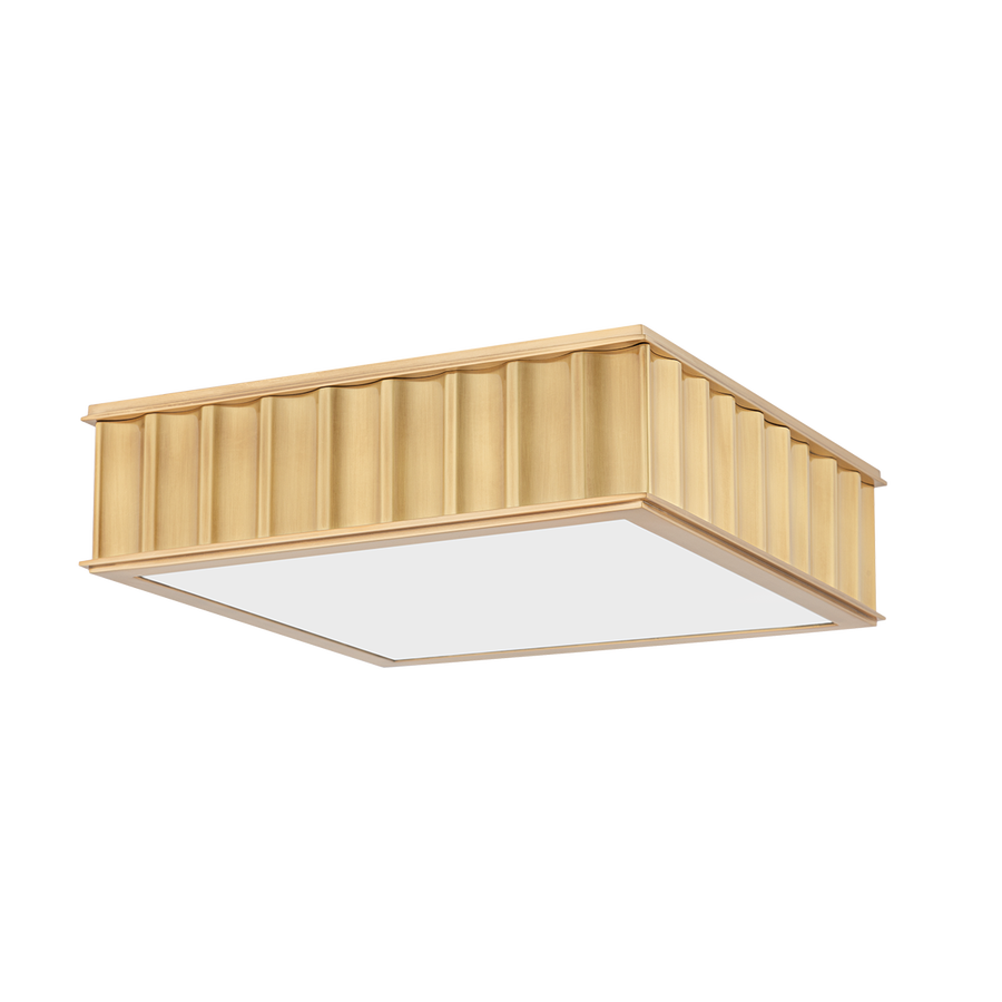 Hudson Valley Lighting Middlebury Flush Mount — Aged Brass