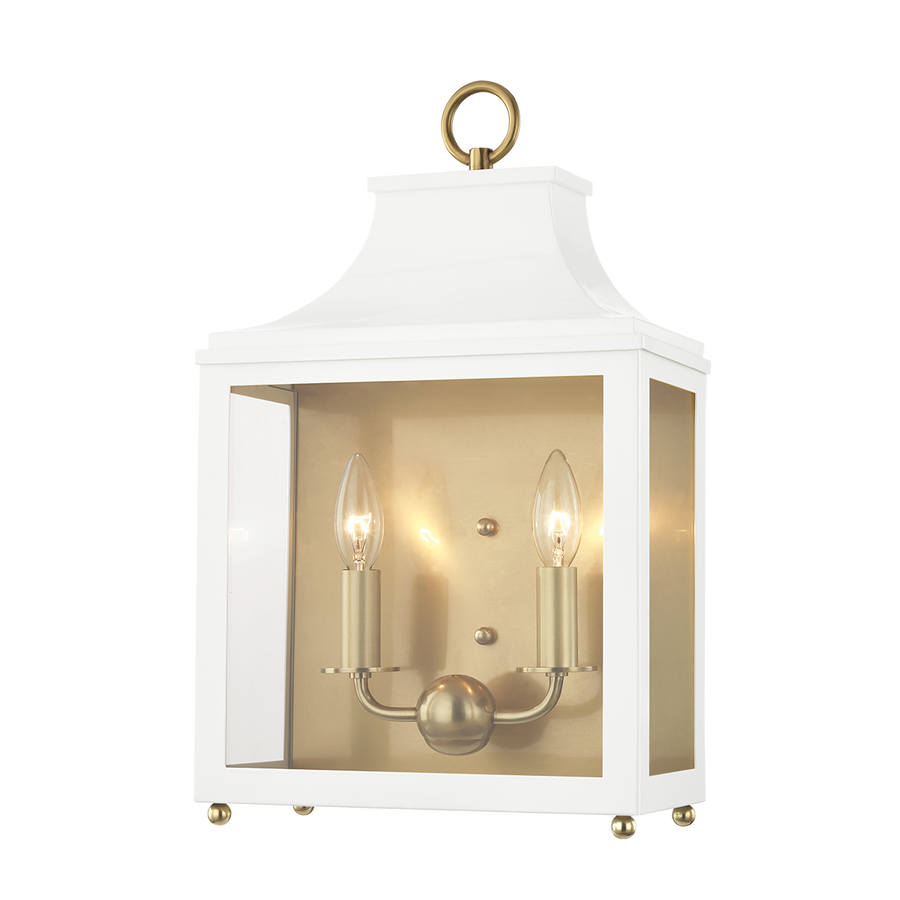Mitzi Leigh Wall Sconce — H259102-AGB/WH