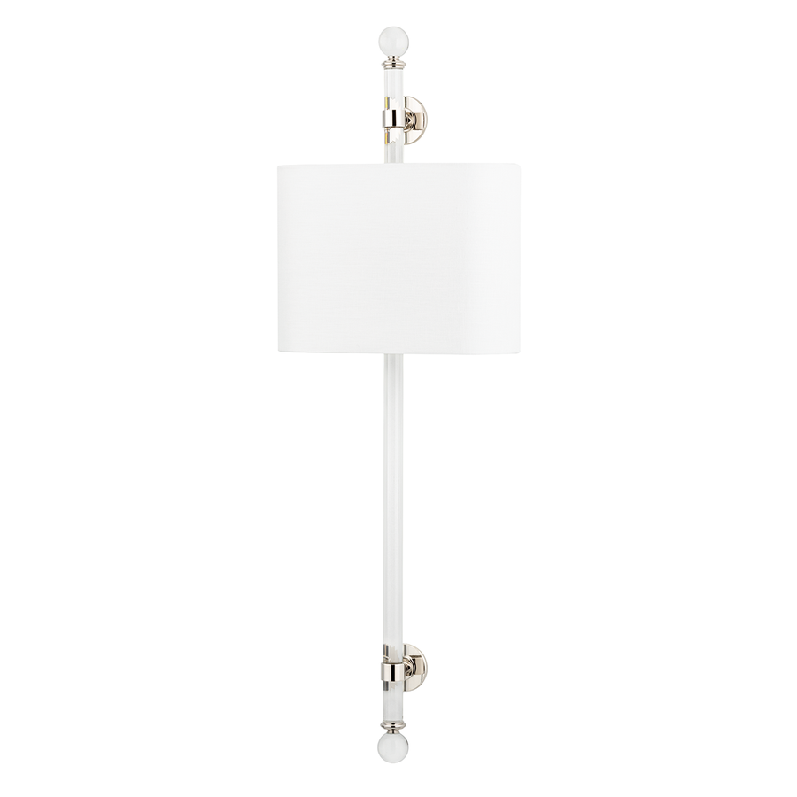 Hudson Valley Lighting Wertham Wall Sconce — Polished Nickel