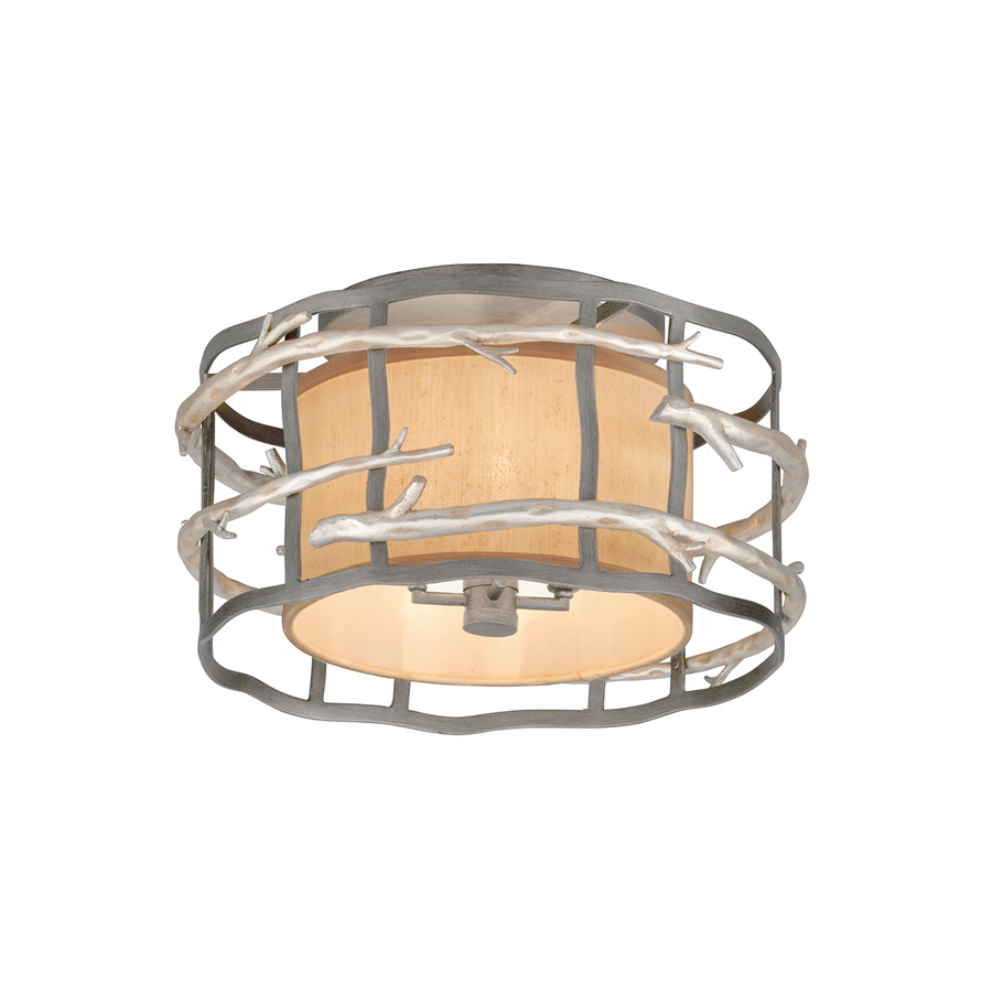 Troy Lighting Adirondack Flush Mount — C2881-GRA/WSL