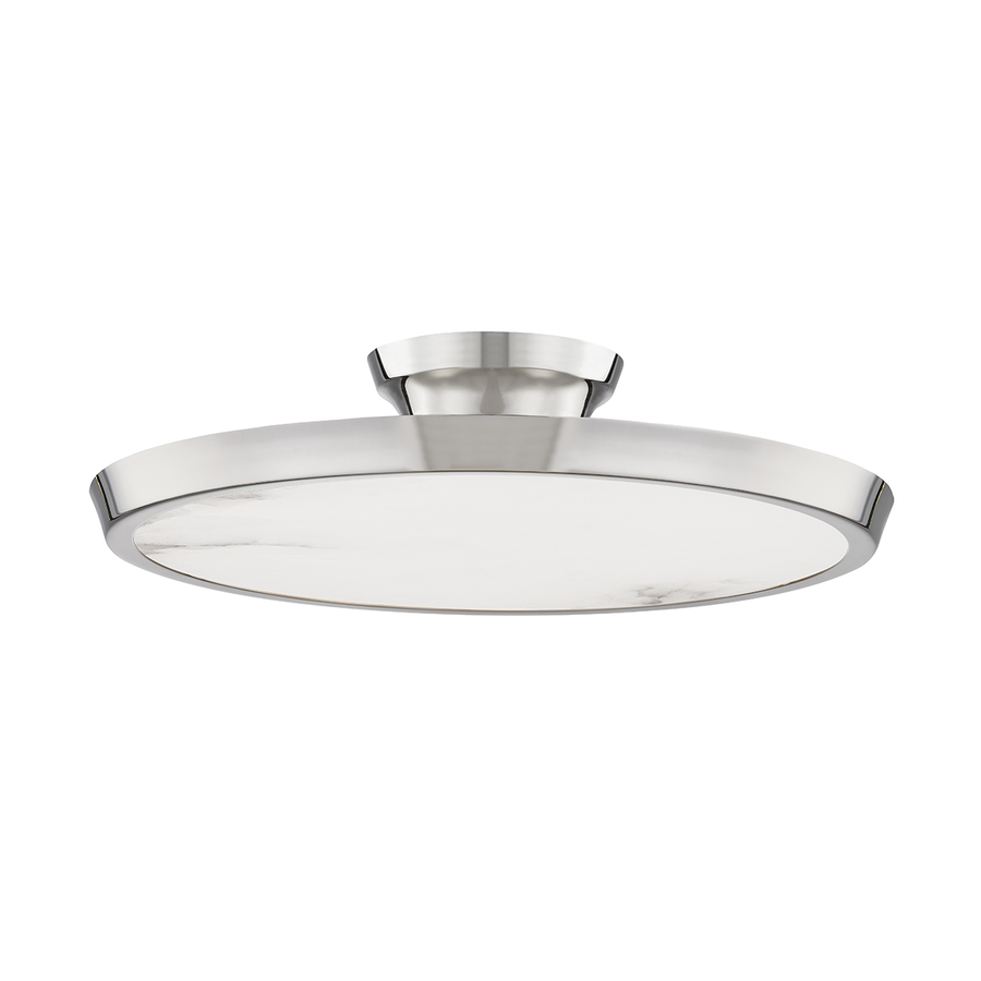 Hudson Valley Lighting Draper Flush Mount — Polished Nickel