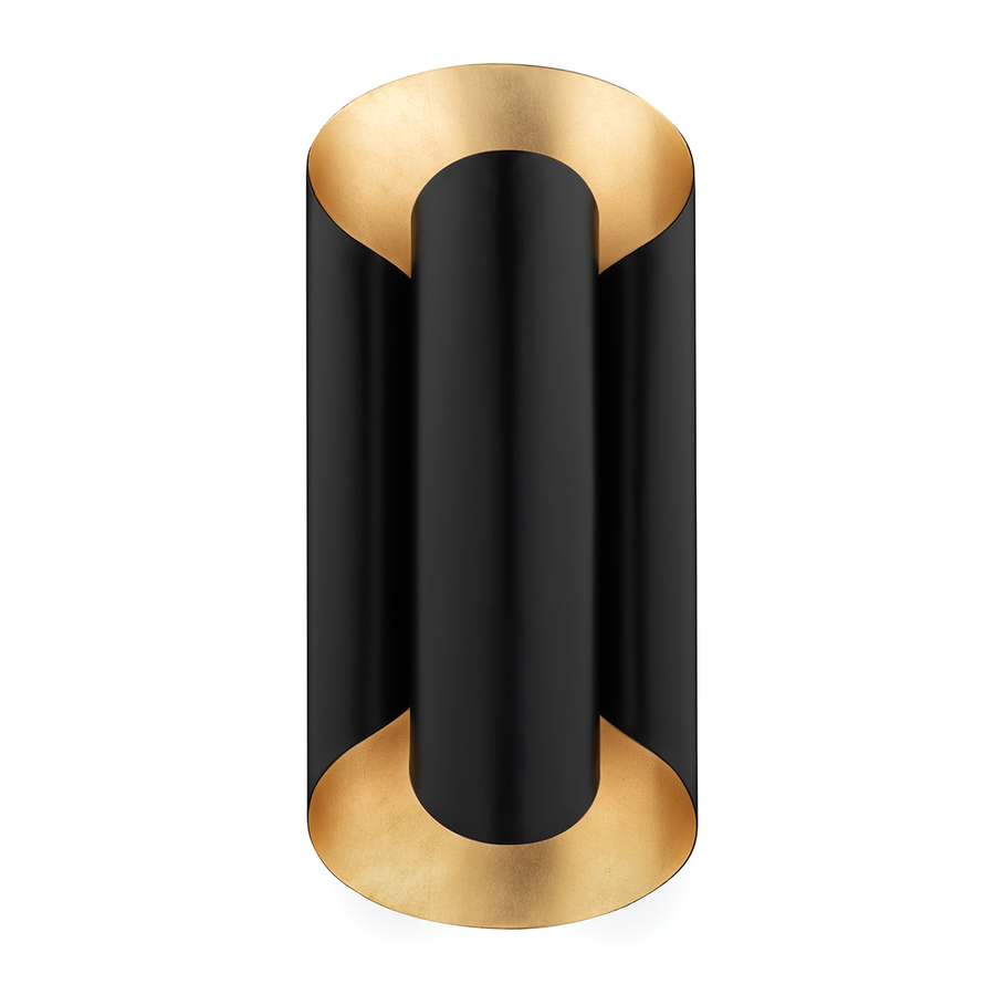 Hudson Valley Lighting Banks Wall Sconce — 8500-GL/BK
