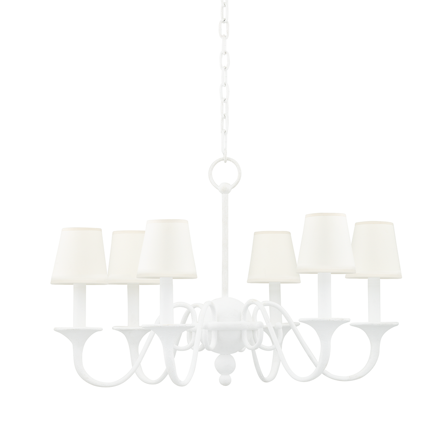 Hudson Valley Lighting Windsor Chandelier — White Plaster