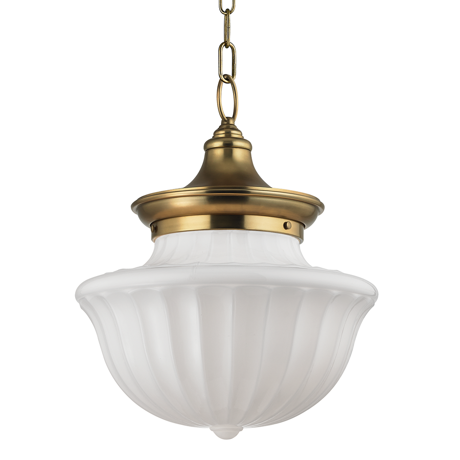 Hudson Valley Lighting Dutchess Pendant — Aged Brass