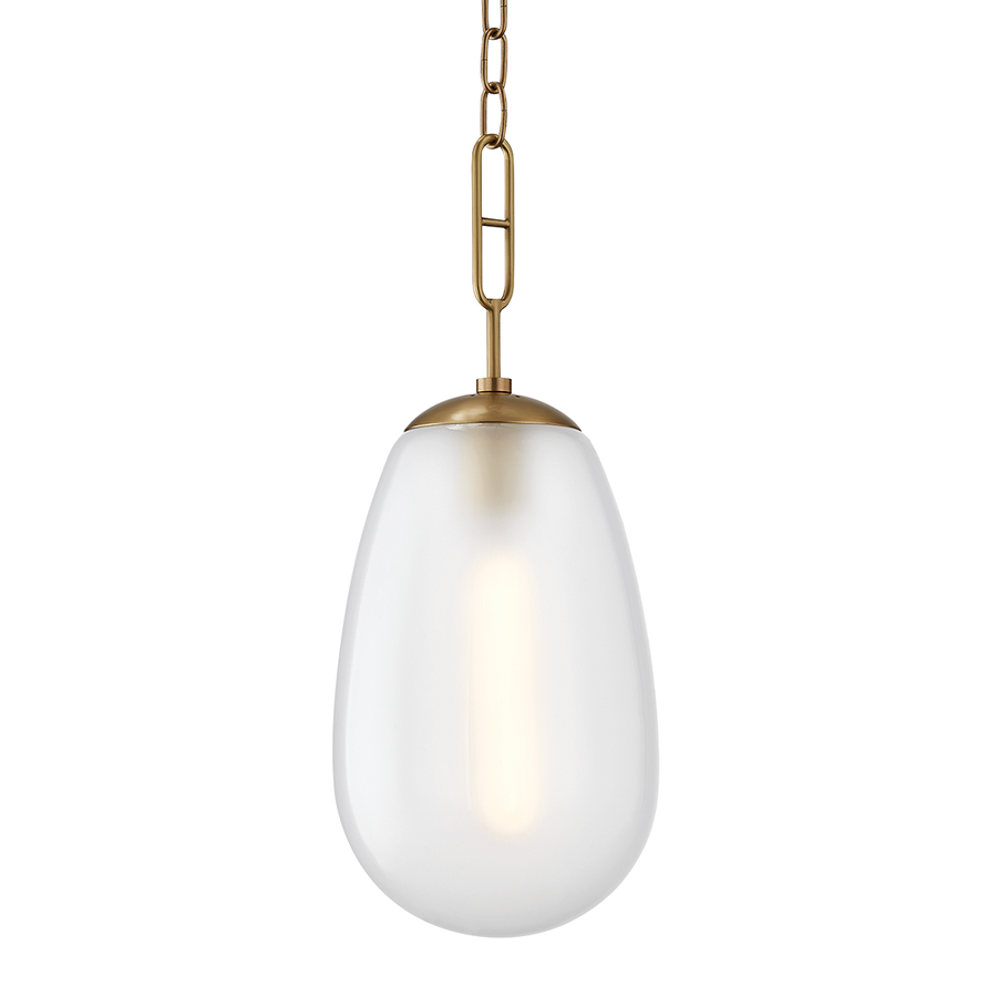 Hudson Valley Lighting Bruckner Lantern — Aged Brass