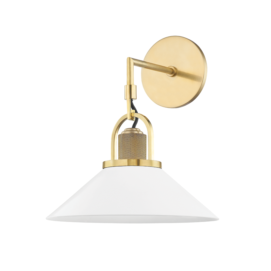 Hudson Valley Lighting Syosset Wall Sconce — 2601-AGB/WH