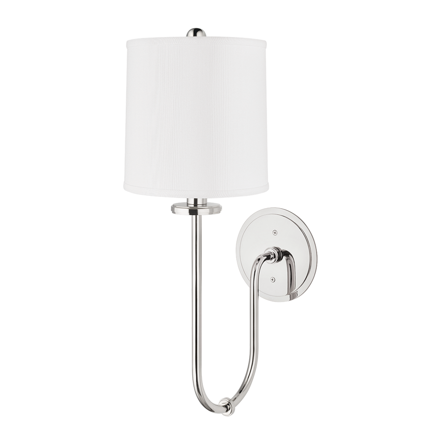 Hudson Valley Lighting Jericho Wall Sconce — Polished Nickel