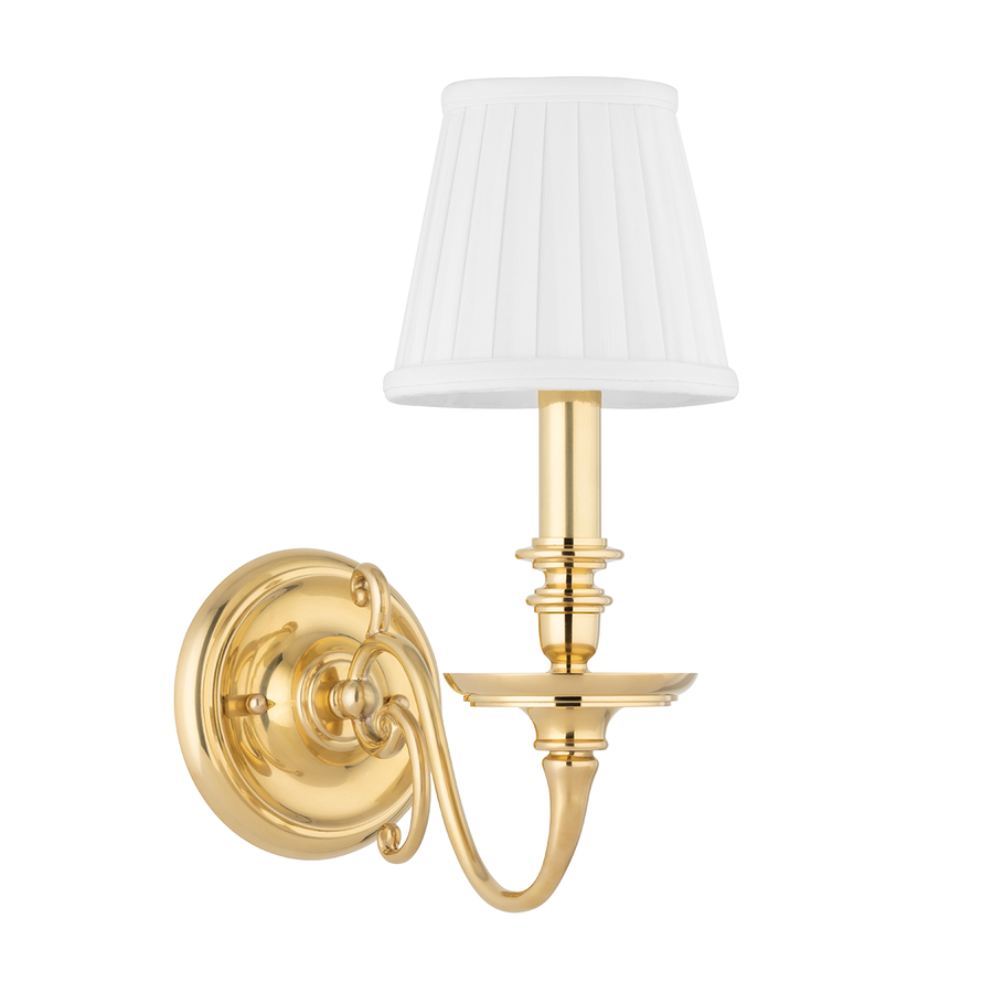 Hudson Valley Lighting Charleston Wall Sconce — Aged Brass