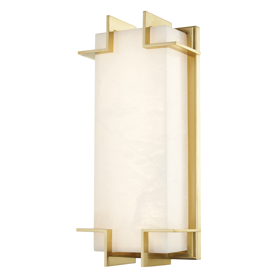 Hudson Valley Lighting Delmar Wall Sconce — Aged Brass