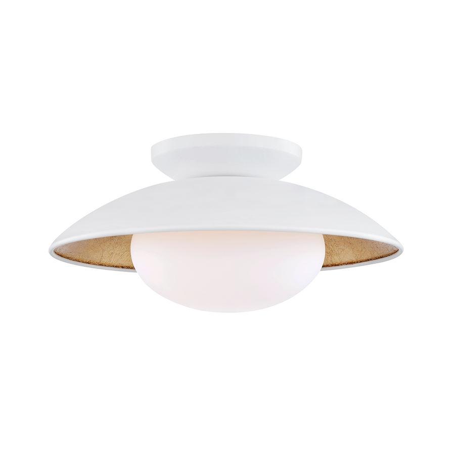 Mitzi Cadence Semi Flush — H368601M-WH/GL