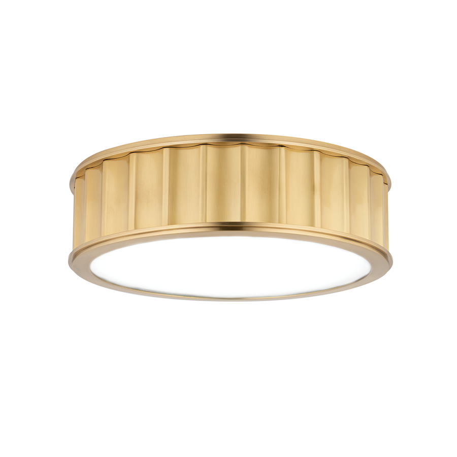 Hudson Valley Lighting Middlebury Flush Mount — Aged Brass