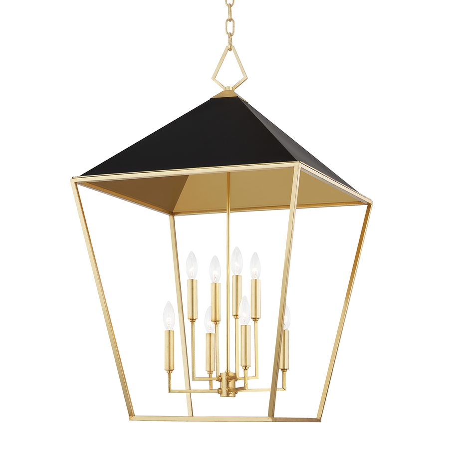 Hudson Valley Lighting Paxton Pendant — 5724-GL/BK