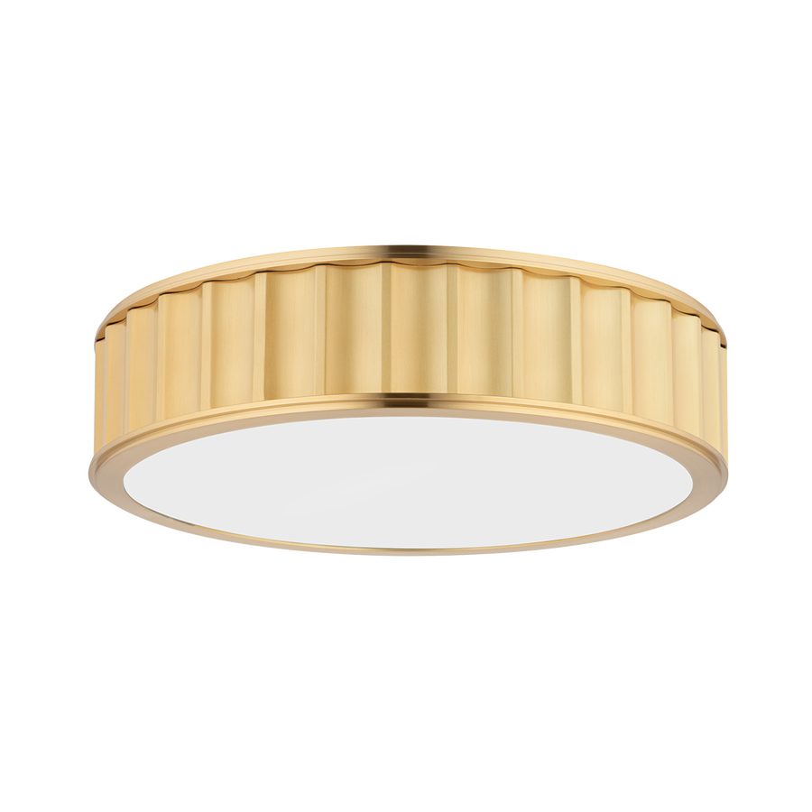 Hudson Valley Lighting Middlebury Flush Mount — Aged Brass
