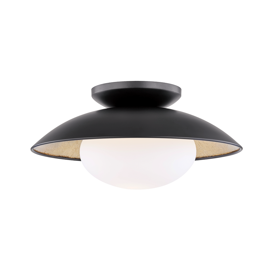 Mitzi Cadence Semi Flush — H368601M-BLK/GL