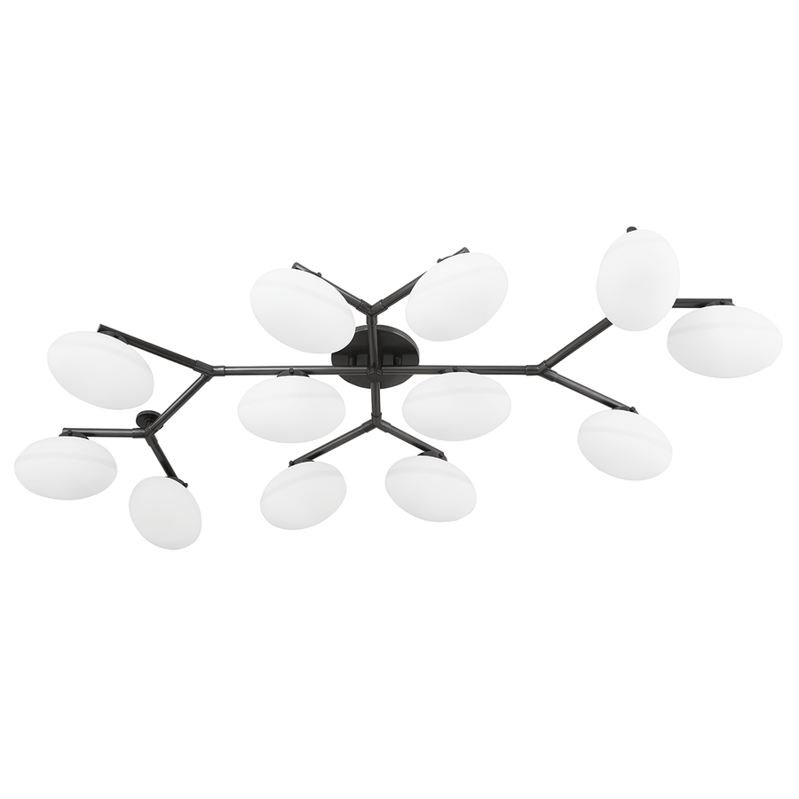 Hudson Valley Lighting Wagner Semi Flush — Old Bronze