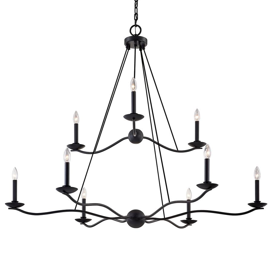 Troy Lighting Sawyer Chandelier — F6309-FOR