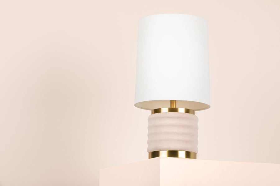 Mitzi Bethany Table Lamp — HL561201-AGB/BLSH
