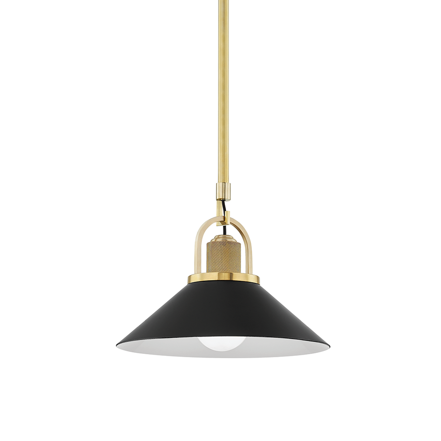 Hudson Valley Lighting Syosset Pendant — 2613-AGB/BK