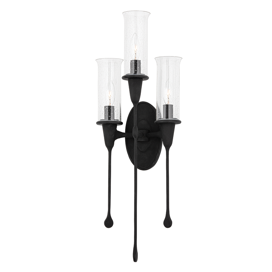 Hudson Valley Lighting Chisel Wall Sconce — Black Iron
