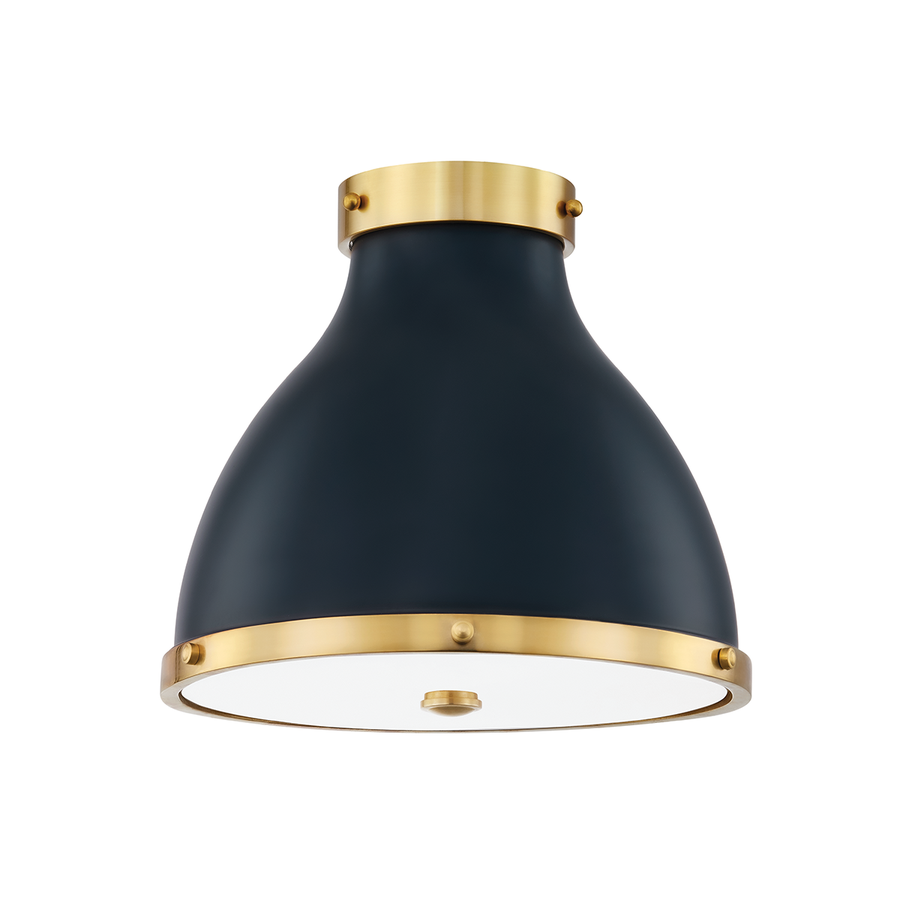Hudson Valley Lighting Painted No. 3 Flush Mount — MDS360-AGB/DBL