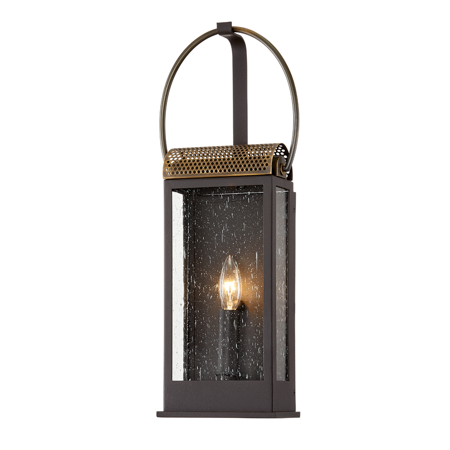 Troy Lighting Holmes Exterior Wall Sconce — B7421-HZ/BR