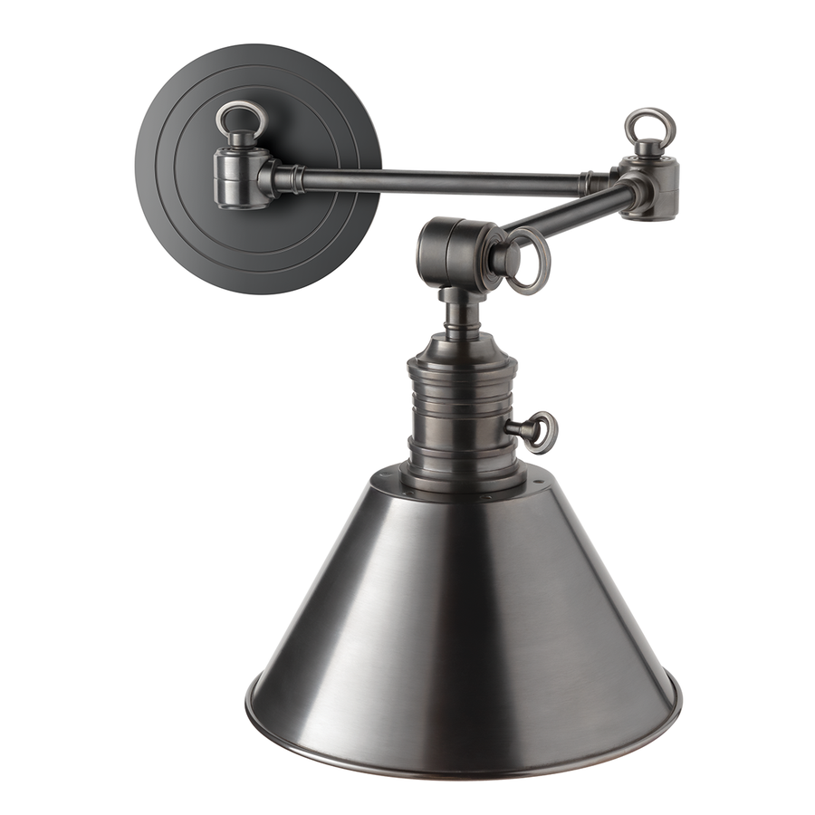 Hudson Valley Lighting Garden City Wall Sconce — Old Bronze