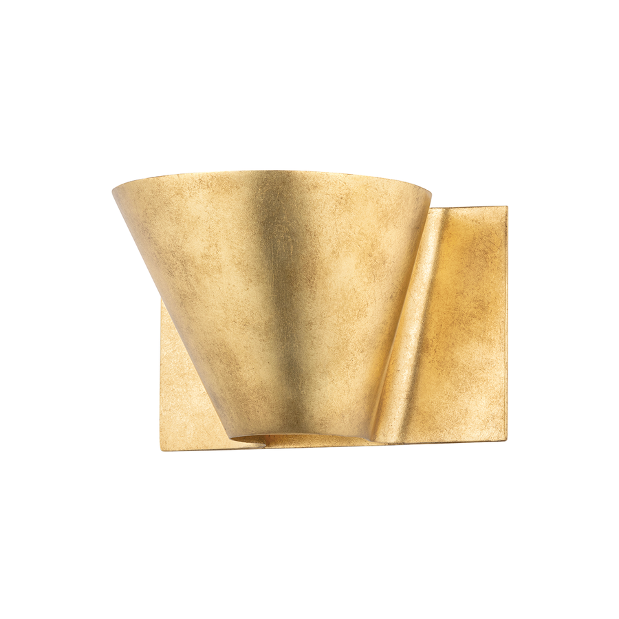 Hudson Valley Lighting Reeve Wall Sconce — Vintage Gold Leaf