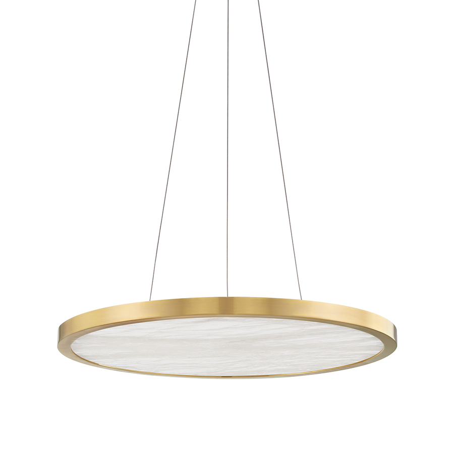 Hudson Valley Lighting Eastport Chandelier — Aged Brass