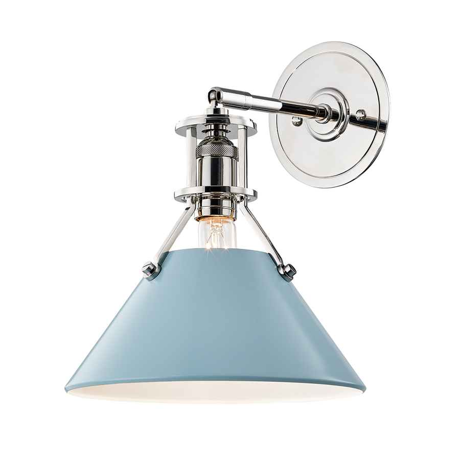 Hudson Valley Lighting Painted No.2 Wall Sconce — MDS350-PN/BB