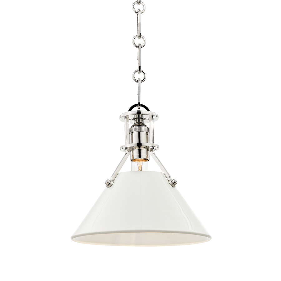 Hudson Valley Lighting Painted No.2 Pendant — MDS351-PN/OW