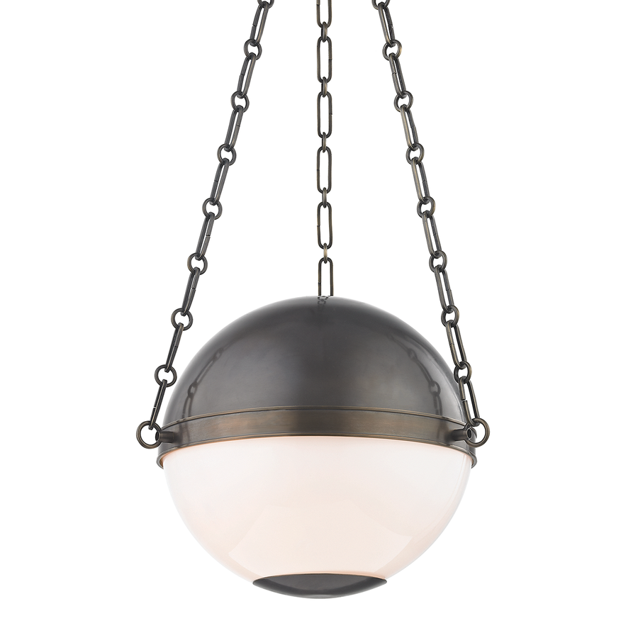 Hudson Valley Lighting Sphere No.2 Pendant — Distressed Bronze