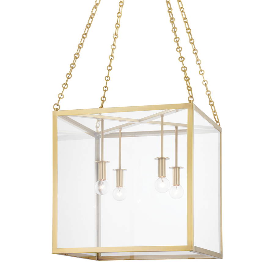 Hudson Valley Lighting Catskill Lantern — Aged Brass