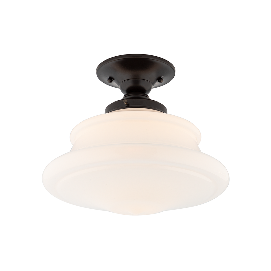 Hudson Valley Lighting Petersburg Semi Flush — Old Bronze
