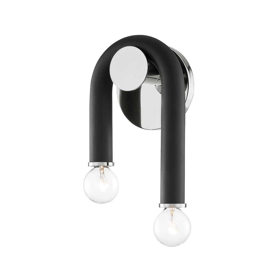 Mitzi Whit Wall Sconce — H382102-PN/BK
