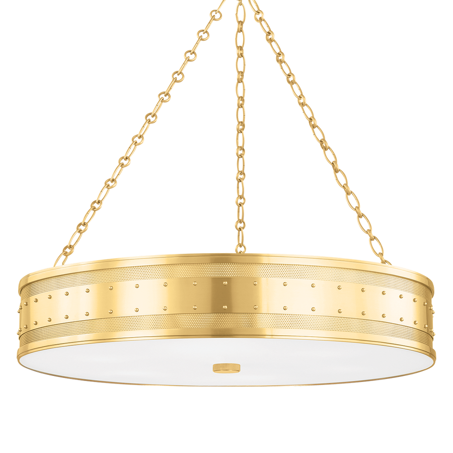 Hudson Valley Lighting Gaines Chandelier — Aged Brass