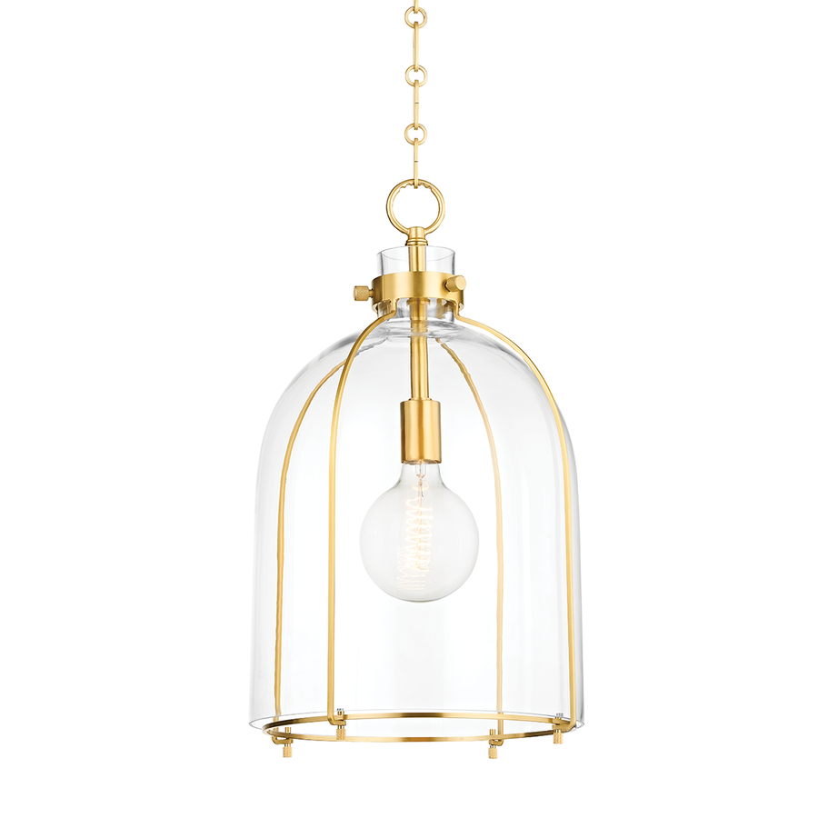 Hudson Valley Lighting Eldridge Pendant — Aged Brass