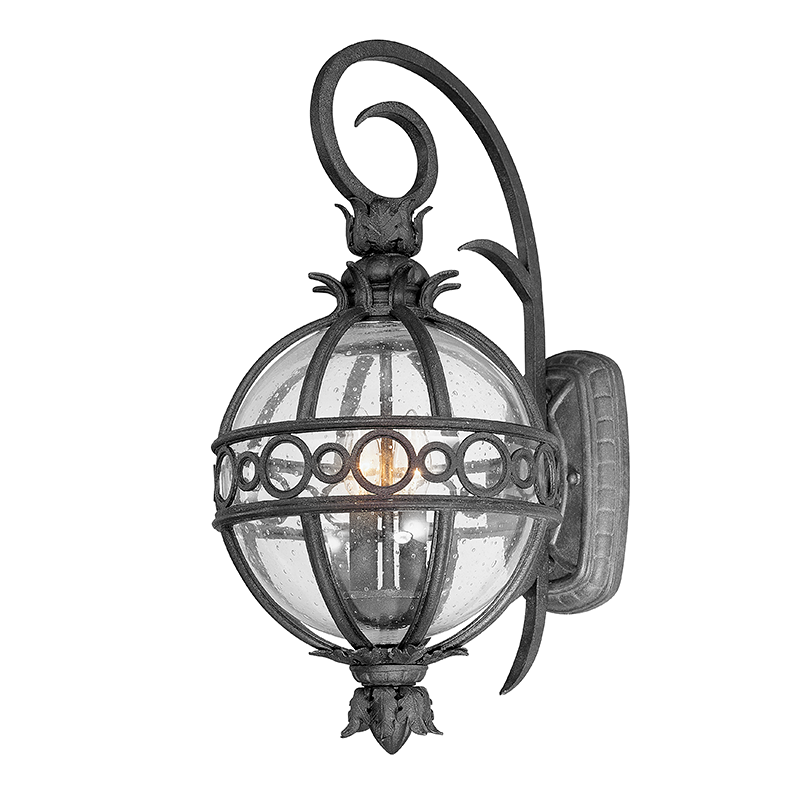 Troy Lighting Campanile Exterior Wall Sconce — B5002-FRN